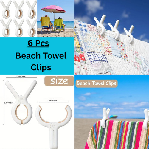Beach towel clips - beach, non-slip