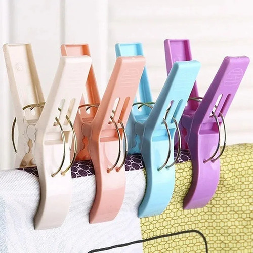 4pcs beach towel clips plastic - 4pcs,