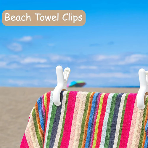 8pcs towel clips clothes pool - clothes,