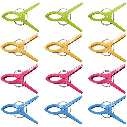 Ram beach towel clips - 12, x
