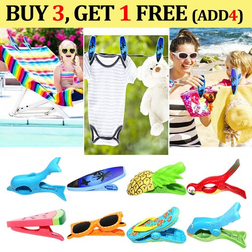 Plastic beach towel clip quilt - plastic,