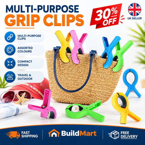 Beach towel pegs - clips, large