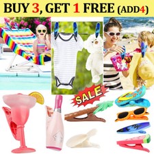NEW Beach Towel Clip Plastic