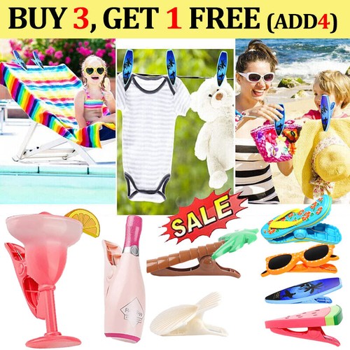 New beach towel - new, clip