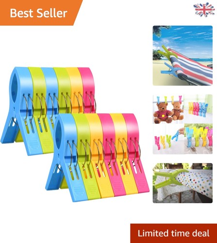 Bright large towel clips 12 - clips,