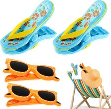 4 Pcs Beach Towel Clips, Towel
