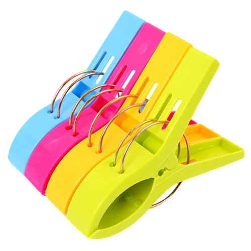 4pcs beach towel clips - towel, large
